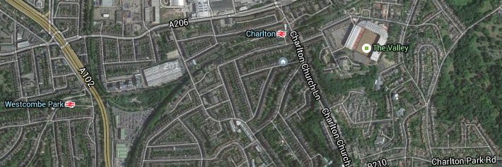 Charlton Central Residents' Association banner