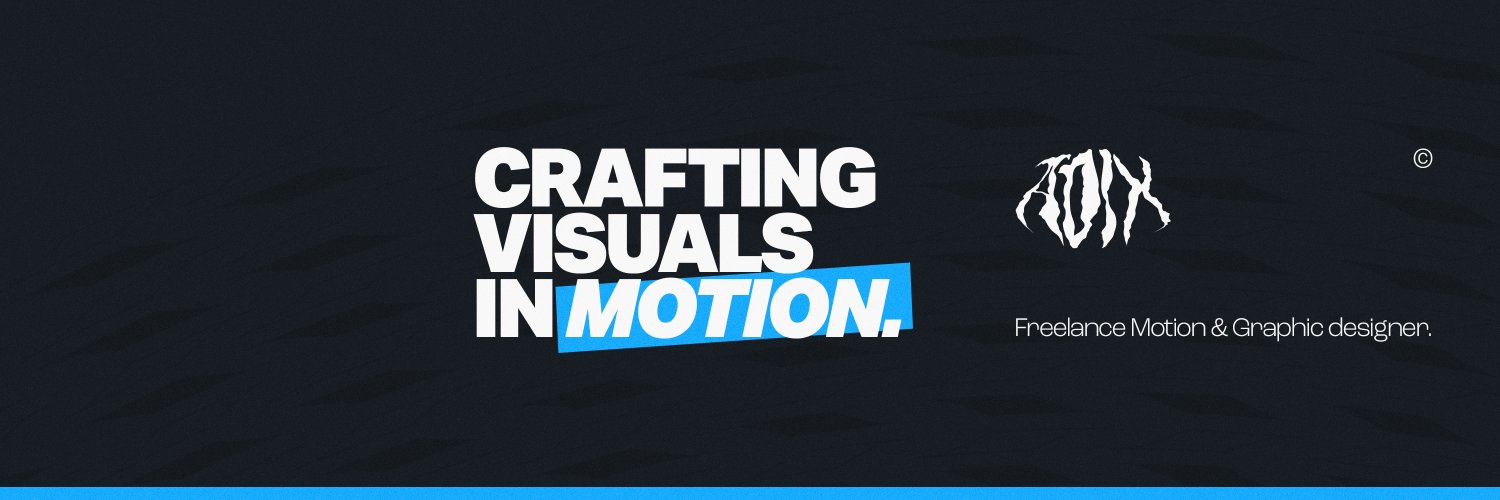 AdixVisuals's profile banner image