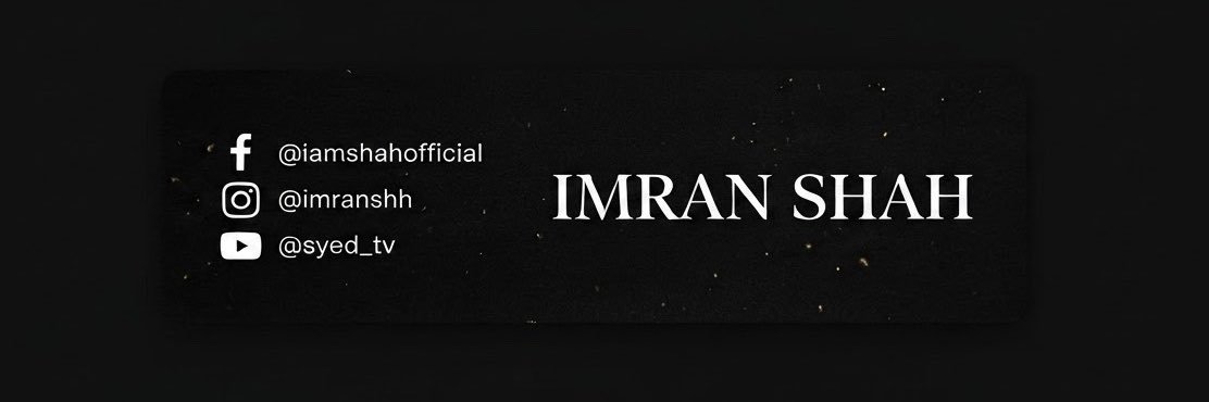 imranshh's profile banner image