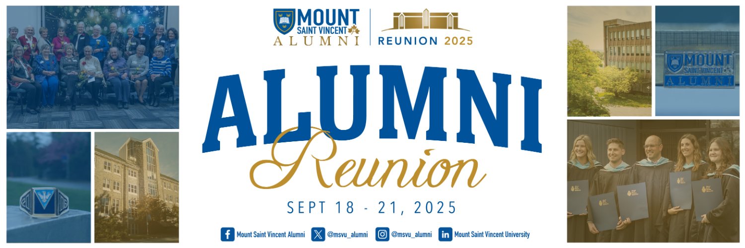 Mount Saint Vincent Alumni banner