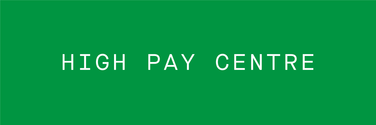 High Pay Centre banner