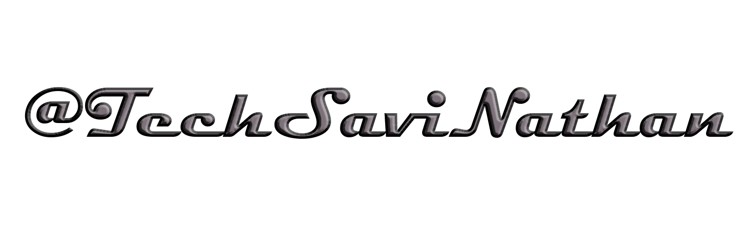 TechSaviNathan's profile banner image