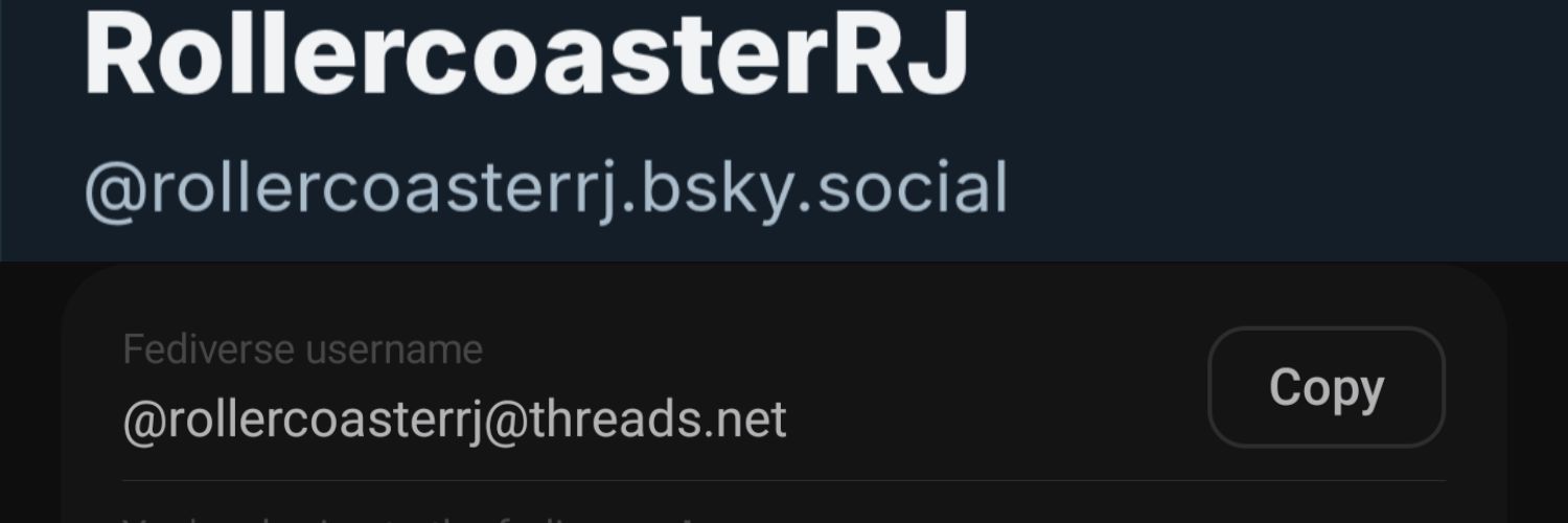 RollercoasterRJ's profile banner image