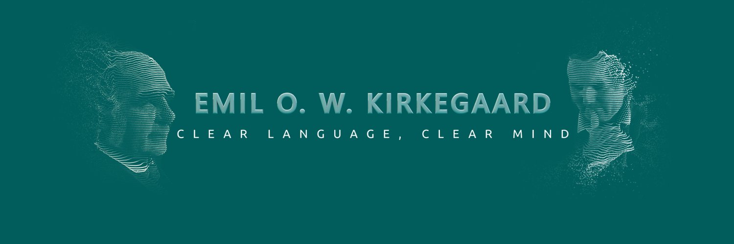 Emil Kirkegaard's banner