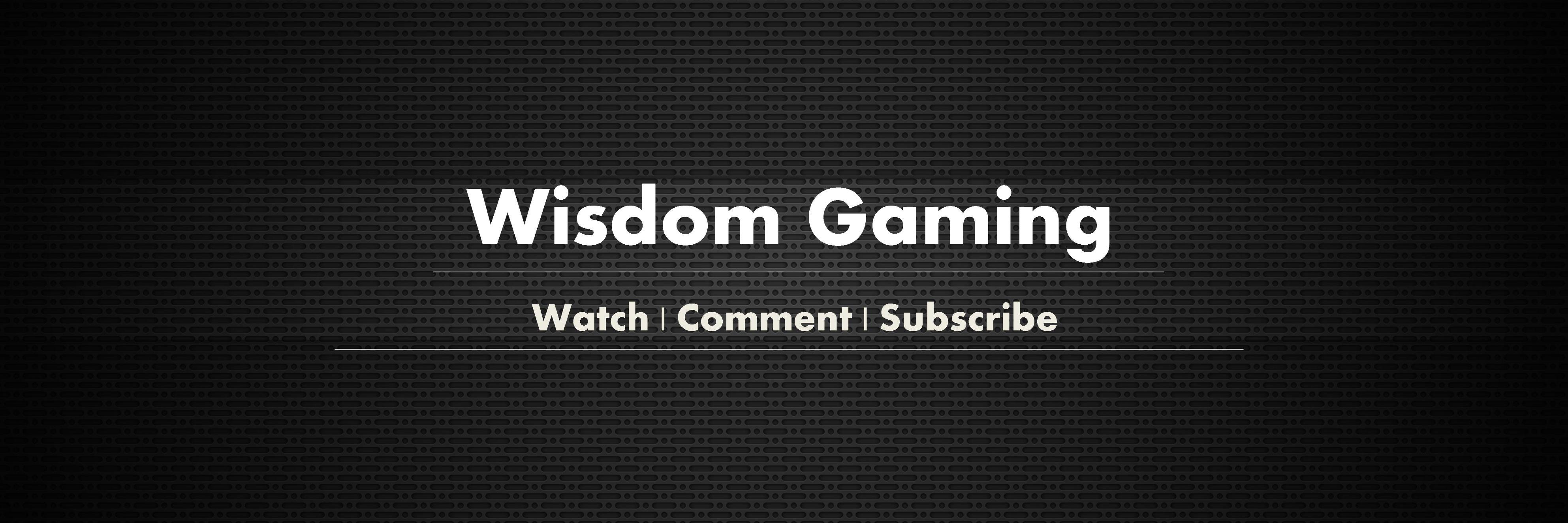 WisdomGamings's profile banner image