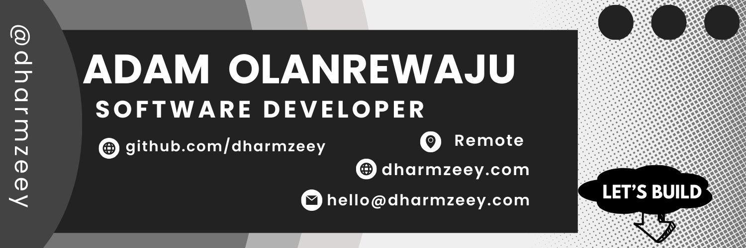 Dharmzeey's profile banner image