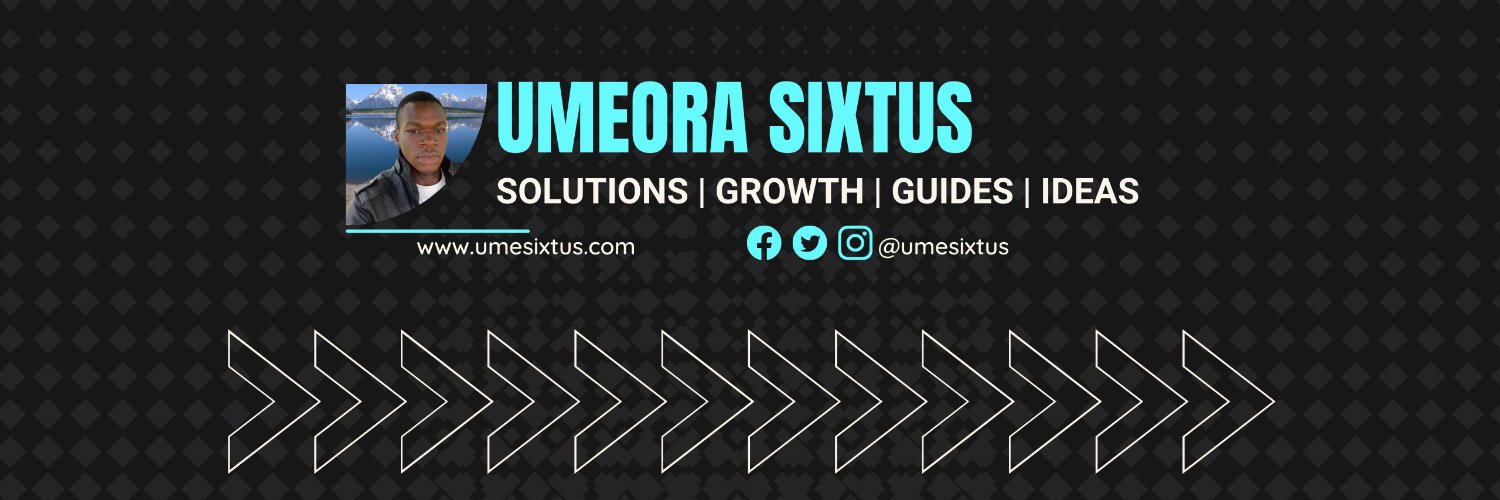 umesixtus's profile banner image