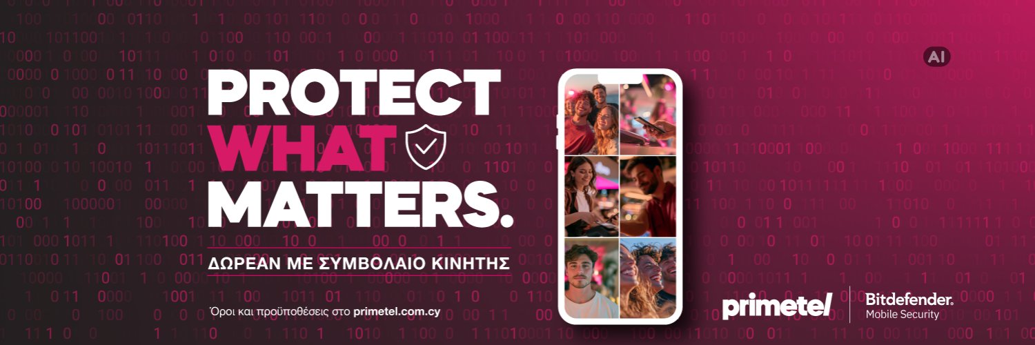 PrimeTel's profile banner image