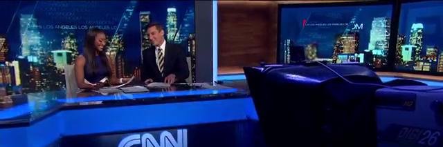 CNN Newsroom LA banner