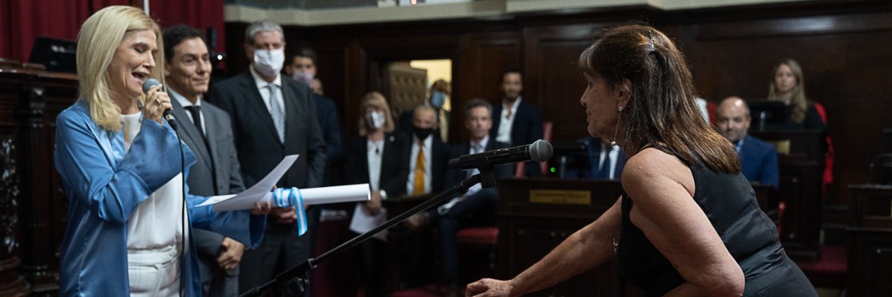 Maria Teresa Garcia's banner