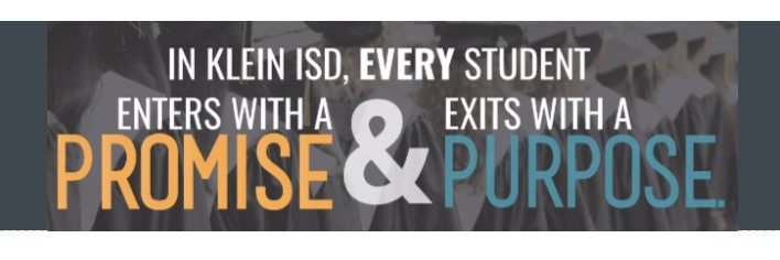 Gordon See-Klein ISD banner