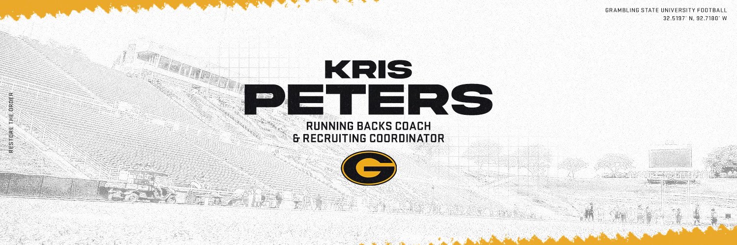 COACH KRIS PETERS's banner