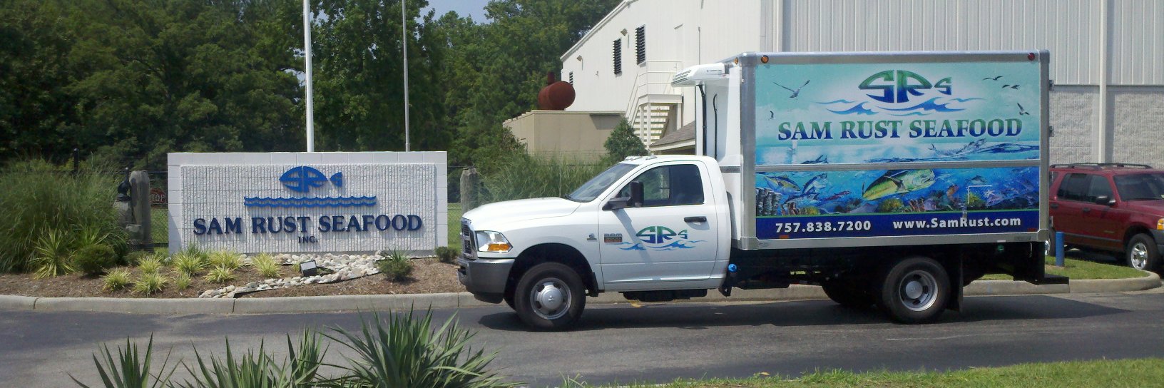 Sam Rust Seafood banner
