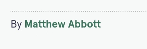 Matt Abbott banner