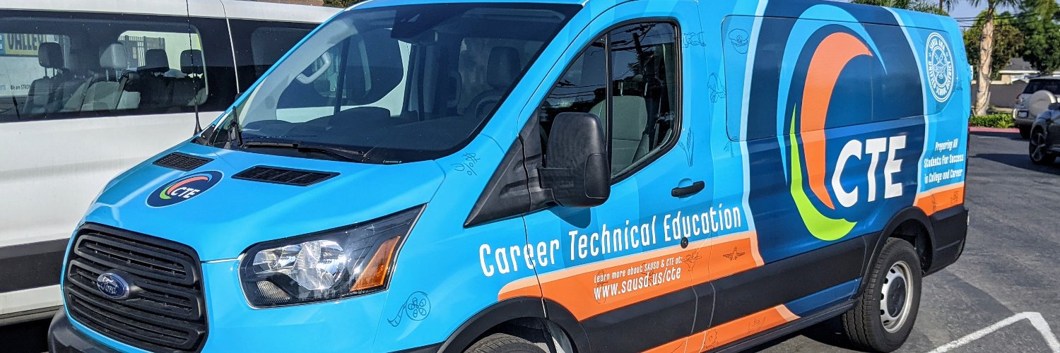 CTE Santa Ana Unified School District banner