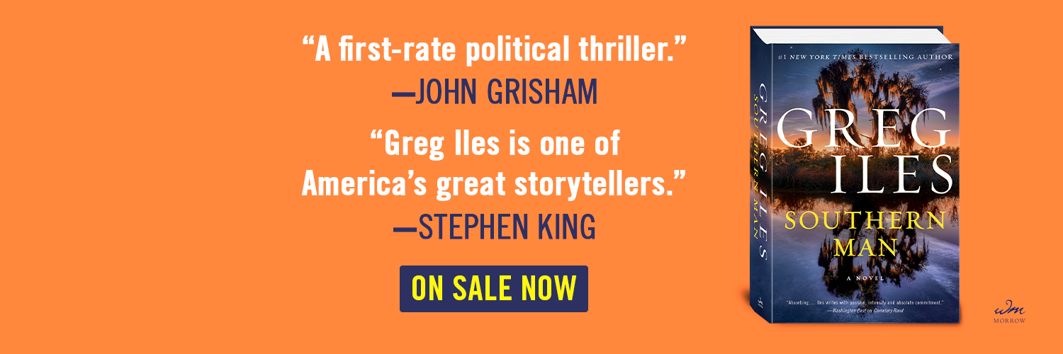 Greg Iles ☮️ banner