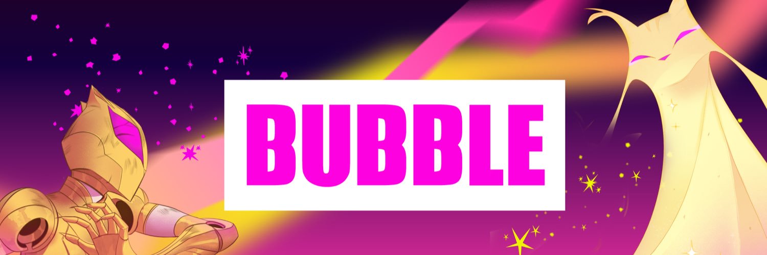 BUBBLE banner