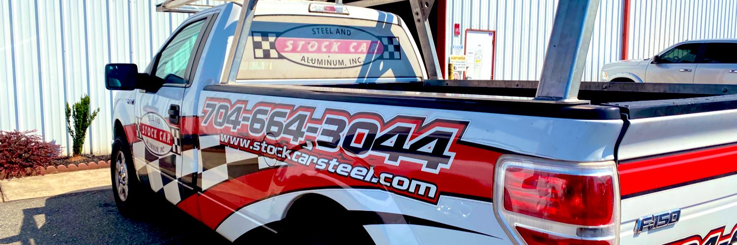 Stock Car Steel & Aluminum banner