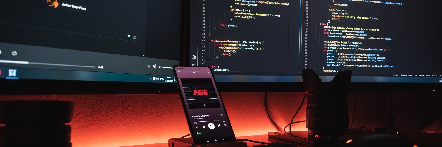 eneskydev's profile banner image