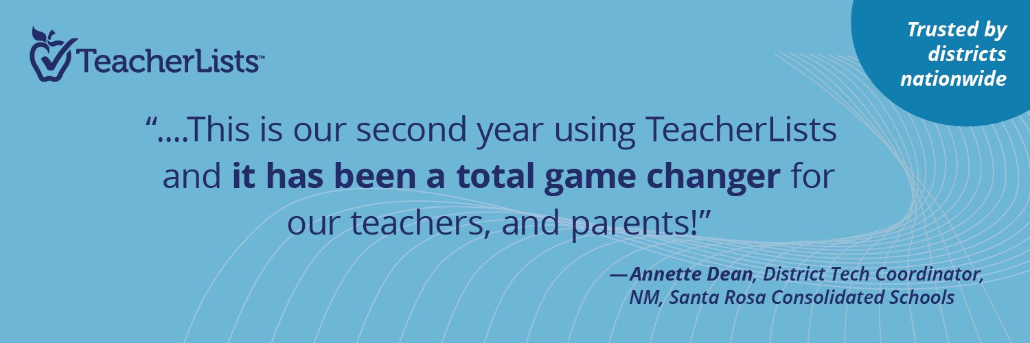 TeacherLists's profile banner image
