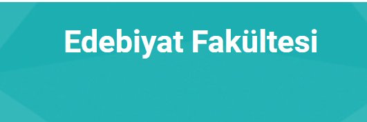 İMÜ Edebiyat Fakültesi/Faculty of Letters banner