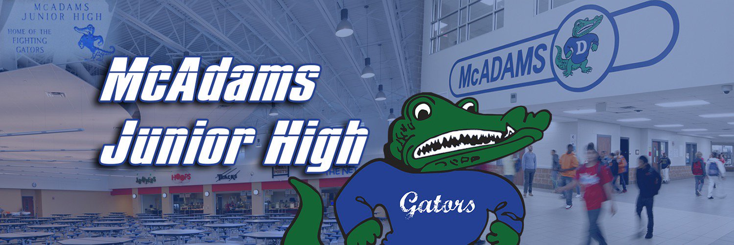 McAdams Junior High banner