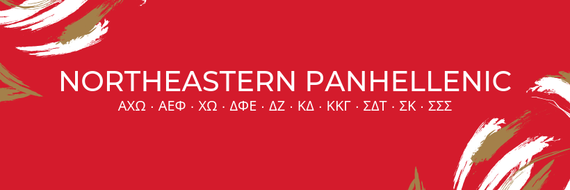 Northeastern Panhellenic banner