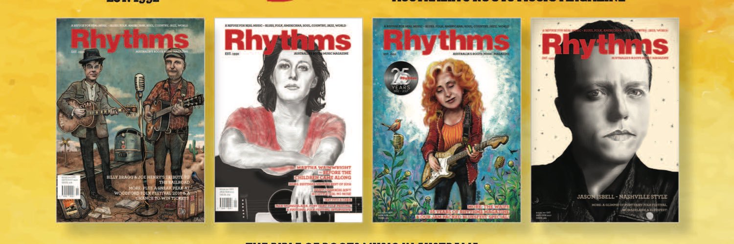 Rhythms Magazine banner
