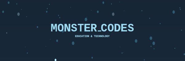 monster_codes Profile Banner