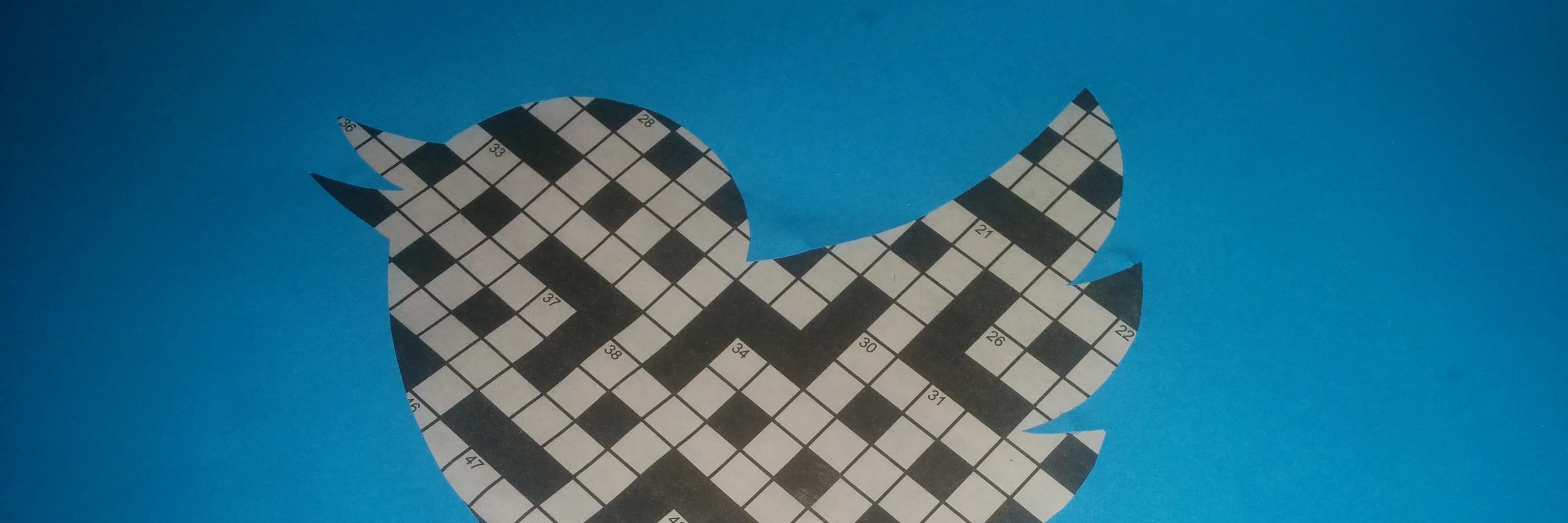 Crossword in a Tweet banner