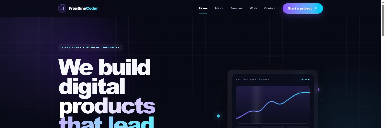 frontlinecoder's profile banner image