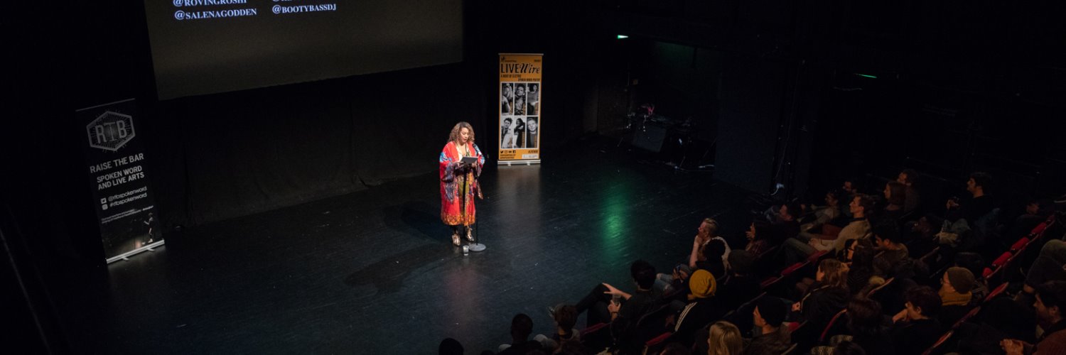 #LIVEwire 🎤⚡📚 banner