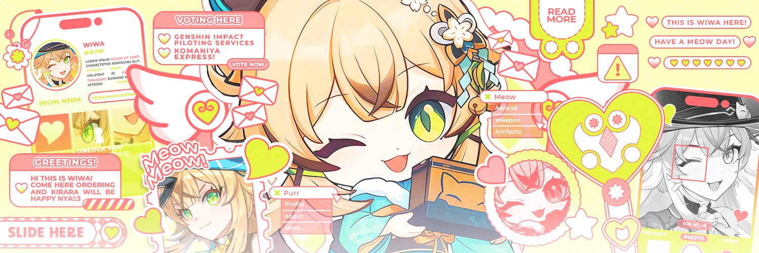 wiwa! 🩷 Genshin WuWa HSR ZZZ joki pilot banner