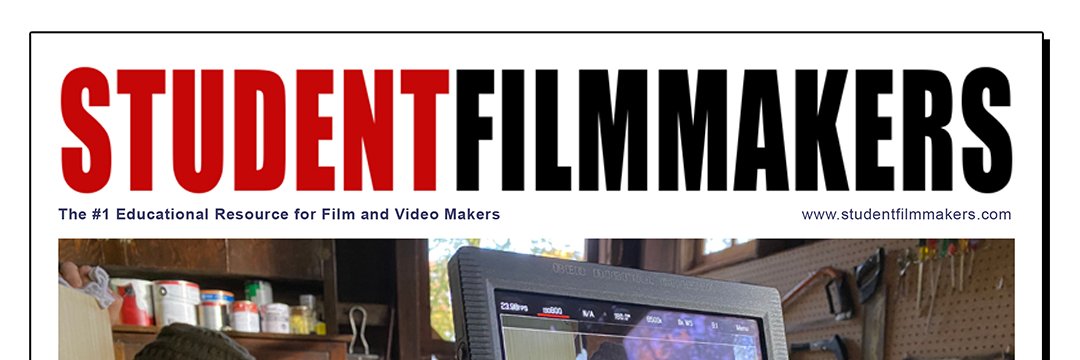 StudentFilmmakers Magazine banner
