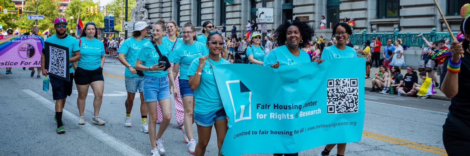 The Fair Housing Center's banner