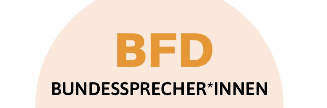 BFD Bundessprecher*nnen banner
