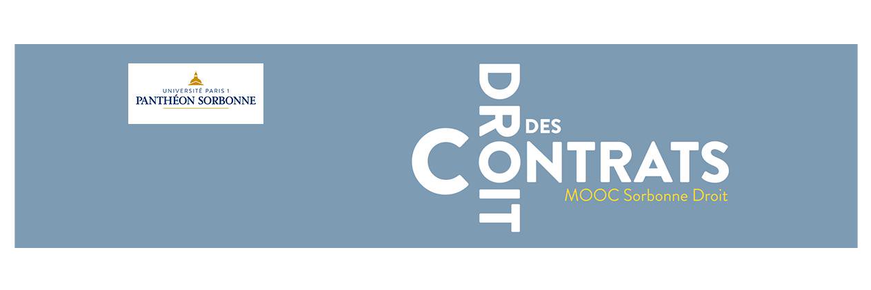 MOOC Droit Contrats banner