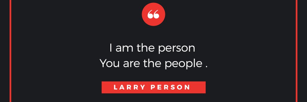 Larry Person banner
