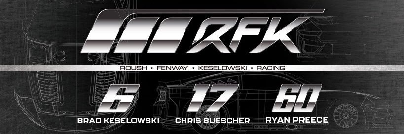 RFK Racing's banner