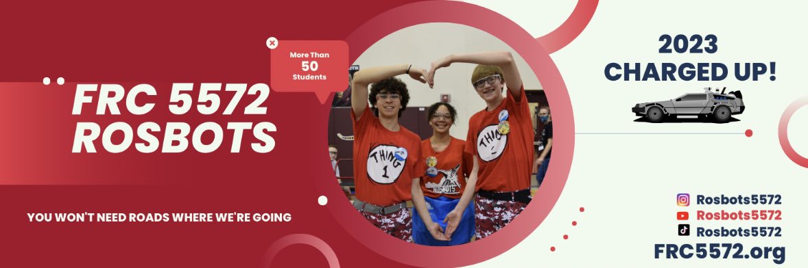 FRC 5572, The Rosbots banner