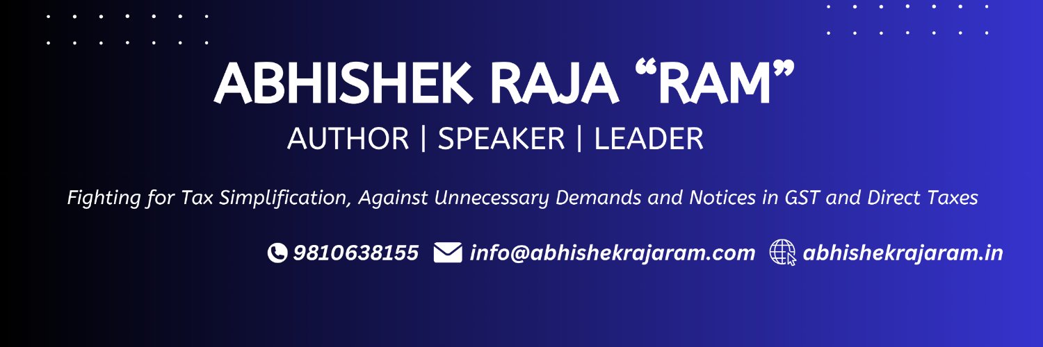 Abhishek Raja "Ram"'s banner