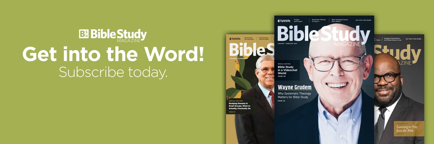 Bible Study Magazine banner