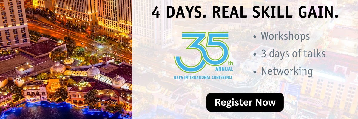 UXPA International banner