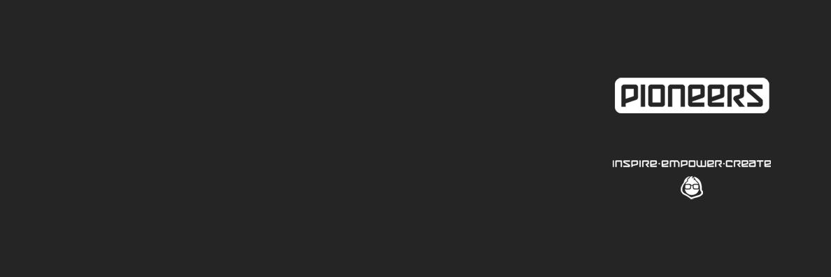 Twitter banner for @Pioneers