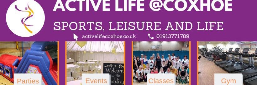 Active Life @Coxhoe banner