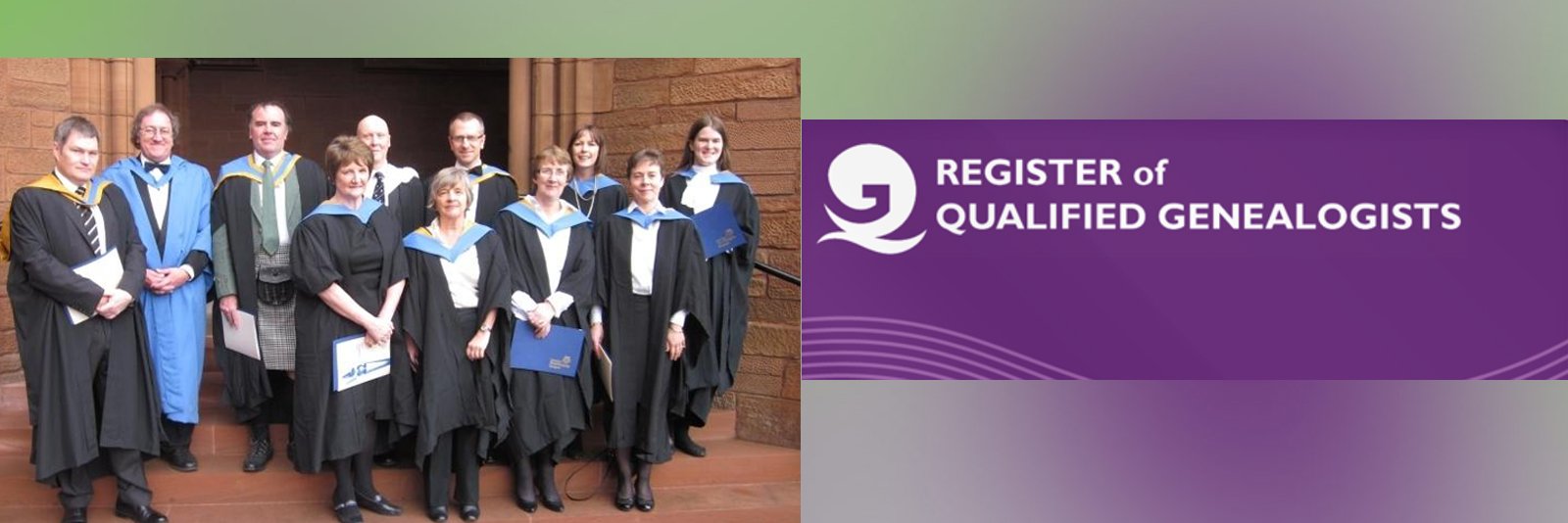 Register of Qualified Genealogists banner