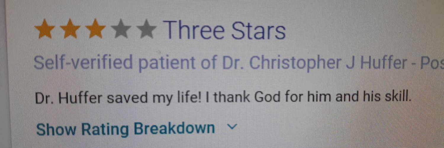 Chris Huffer MD banner