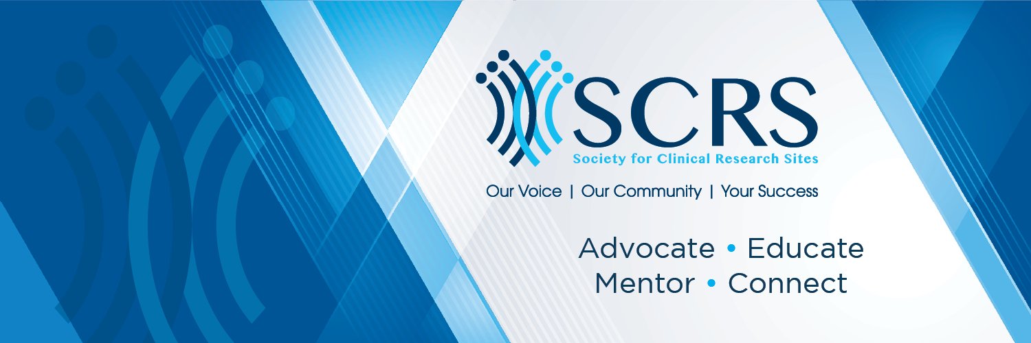 Society for Clinical Research Sites (SCRS) banner
