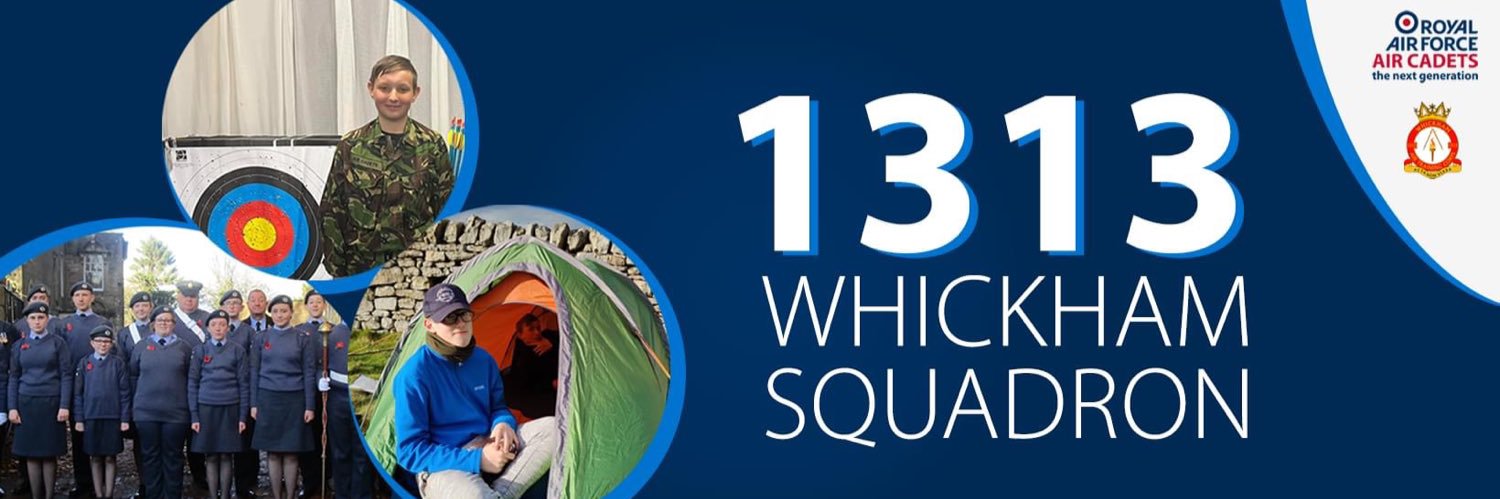 1313 Whickham Squadron Royal Air Force Air Cadets banner