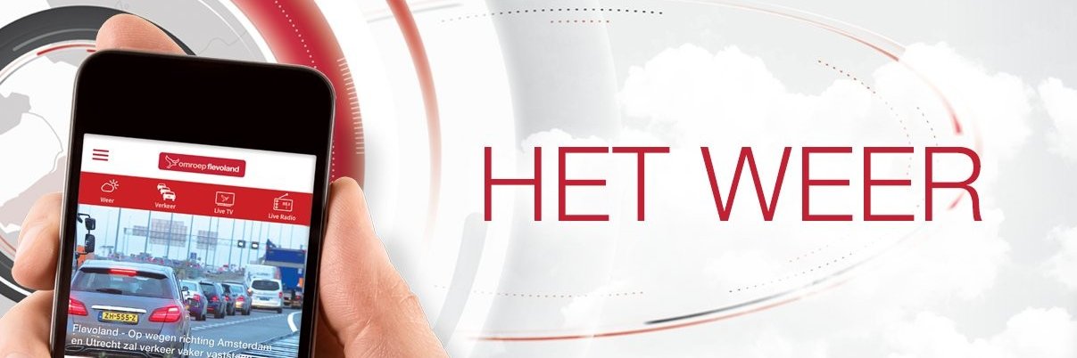 Flevoland Weer banner